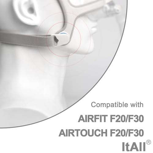 Image of 2 Pairs Headgear Clips Compatible with ResMed F20, Headgear Clips Compatible with AirFit F20 F30 N20, Headgear Clips Supplies Compatible with AirTouch F20 F30 N20