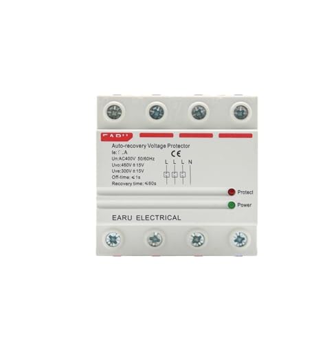 Relais de protection rail DIN 40A 63A 230V contre surtension