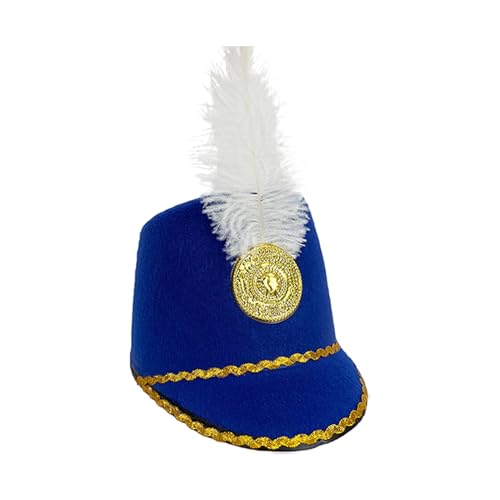 Generisch Sombrero de cascanueces de soldado – Accesorios de disfraz de cosplay para hombres | Cascanueces para Halloween, de otoño, de fotos, eventos, viajes, ceremonia diaria