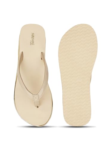 Image of Bata Women's Thong Flip-Flop Slippers - Comfortable, Trendy Casual Footwear for Everyday Wear in Stylish Design