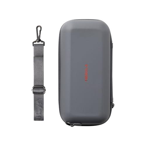 NEBULA Capsule Air Official All-in-One Travel Case, Customized for Capsule Air with Detachable Shoulder Strap, Adapter, Remote Control, Cables and Snap-On Base, Waterproof and Protective Polyester.