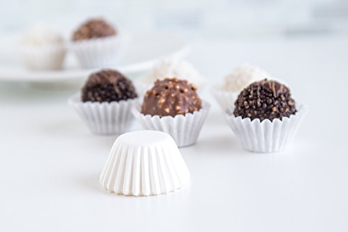 Fox Run White Disposable Bake Cups, Petit Four #TOP4