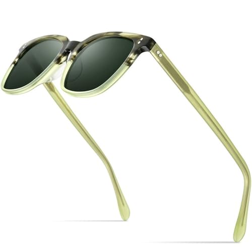 Lunettes de soleil pour hommes et femmes vintage aux finitions soignées