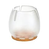 Bloss Chair Leg Caps Silicone Floor Protector Furniture Table Feet Covers Fit Round Legs Diameter from 1-1/5 to 1-4/5 Inch(Pack of 8)(Wear-Resistant Anti-Skid Prevent Scratches)