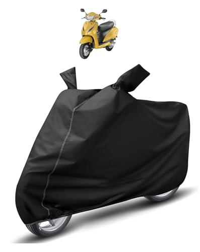Image of Auto Hub Waterproof Scooty Cover Compatible with Activa 5G Dustproof, UV Protection Two Wheeler Scooty Activa 5G Cover - Black