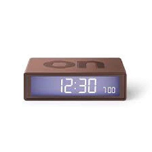 Preisvergleich Produktbild Lexon Flip Wecker, Braun