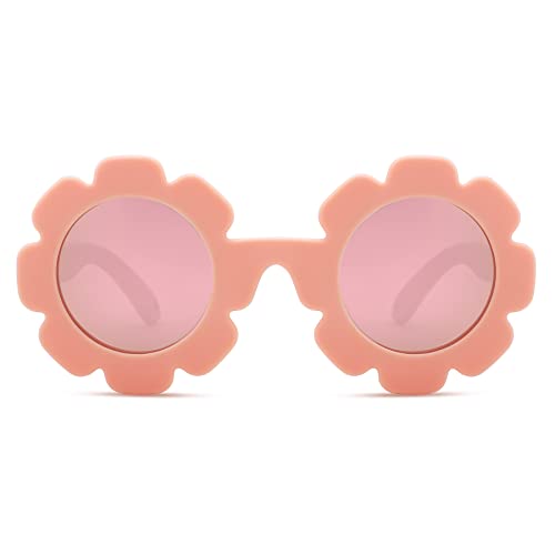 Azorb Baby Flower Sunglasses With Strap Polarized Uv 400 Protection For Infant Toddler Boy Girl Age 0-24 Months #TOP6