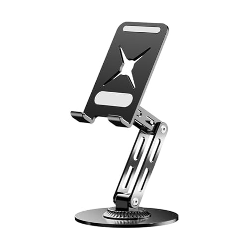 Soporte de metal giratorio para tableta base ajustable escritorio móvil 1