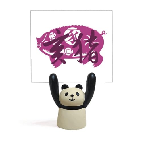 Support mémo Cochon chinois avec pince stable pour ranger vos notes