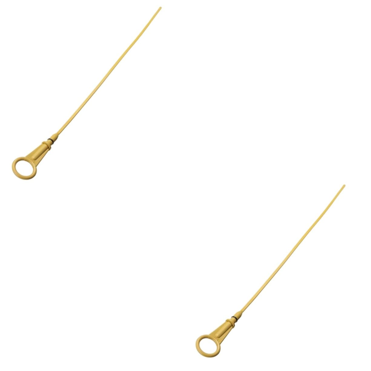 TENDYCOCO 2pcs Car Engine Oil Engine Oil Level Yellow