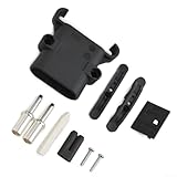 Desiumite Conector de batería de alimentación de carretilla elevadora 80A/160A 150V Conector de carga de vehículo eléctrico AC/DC Terminal chapado en plata (80A-macho)