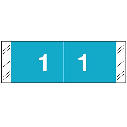 COL-R-TAB COMPATIBLE 59709539 11850 Permanent Color Code Label, Mylar, Numeric, 1
