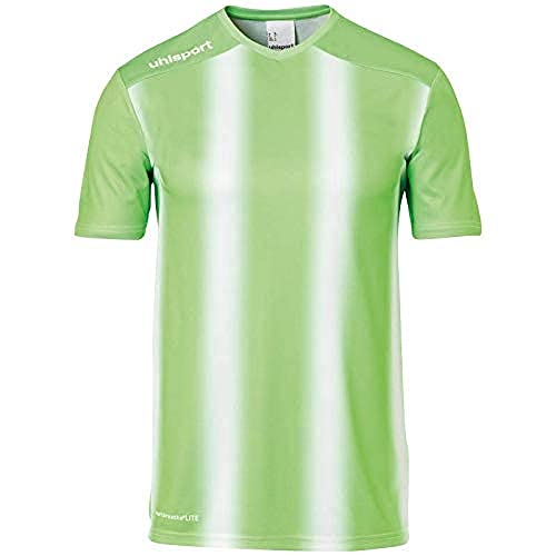 Uhlsport - Maglia a Maniche Corte da Uomo Stripe