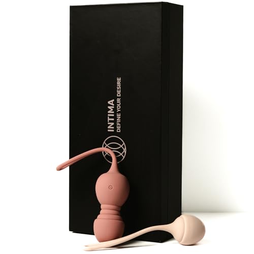 INTIMA Premium Beckenbodentrainer für Frau | Kegel Balls Set mit Vibration | Liebeskugeln für die Frau | Beckenboden Training mit 4 Gewichten & Fernbedienung | Vibratorensets für Frauen | Vibro Eier INTIMA Premium Beckenbodentrainer für Frau | Kegel Balls Set mit Vibration | Liebeskugeln für die Frau | Beckenboden Training mit 4 Gewichten & Fernbedienung | Vibratorensets für Frauen | Vibro Eier