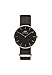 Daniel Wellington Classic Cornwall, Reloj Negro/Oro Rosado, 36mm, NATO, para Mujer y Hombre