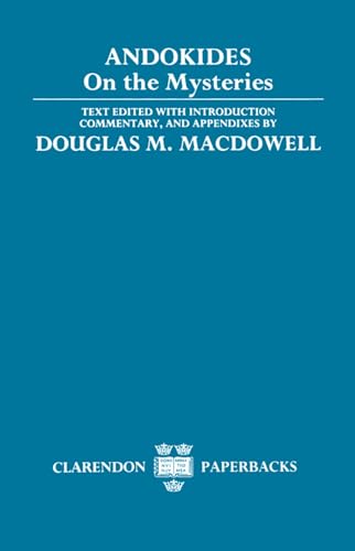 Andokides On the Mysteries (Clarendon Paperbacks) 0198146922 Book Cover