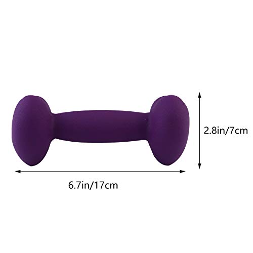 ABOOFAN 2 unidades de equipamento profissional de fitness doméstico com halteres em formato de coraç