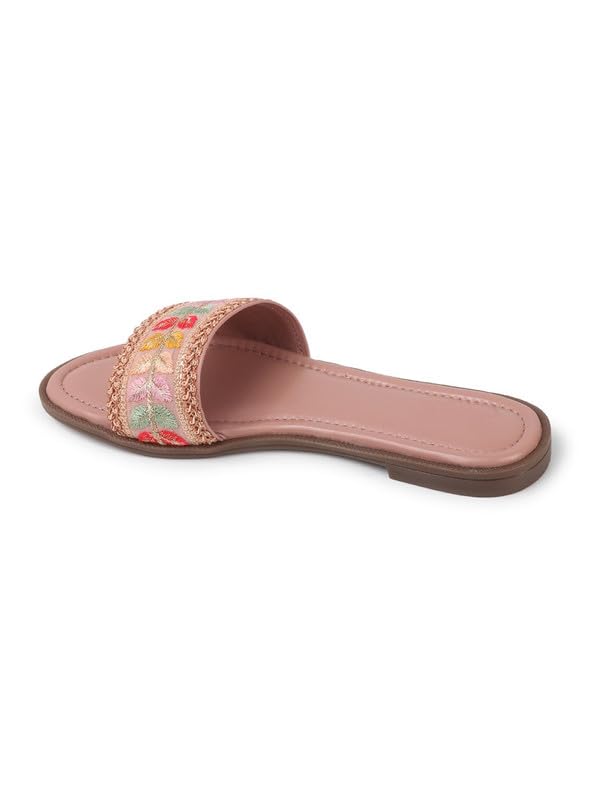 Image of Sukun DV 9004 Women's Lightweight Cushioned Flat Sandals Stylish Adjustable & Slip-Resistant Comfort for Girls & Ladies