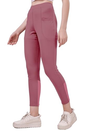 Image of Mehrang Gym Wear for Women Stretchable Yoga Pants, Fitness Gym Leggings, Gym Pants, Track Pants, Sports Tights, Active Wear Lower for Women