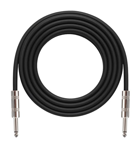 Jamesin 10 FT Speaker Cables 1/4 inch to 1/4 Audio Cable for Speakers 6.3mm Amp Cord 16 AWG