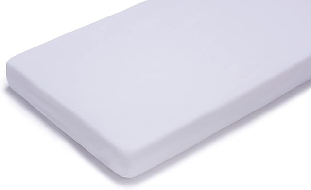 Waterproof Mattress Protector 80x160 cm (2ft 7,5" x 5ft 3,3") Terry Cotton Fitted - PPG4KIDS Made in EU & OEKO-TEX® Certified. 80x160cm White