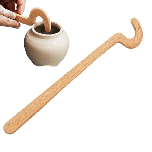 Pottery Trimming Tools - Wooden Turning Stick For Pottery, Ergonomic Modelling For Carving Enameling And Manual Shaping