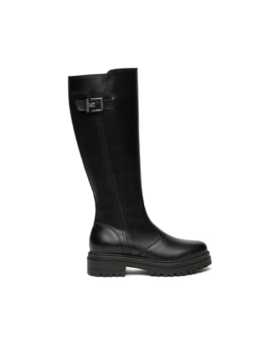 Nero Giardini I514836D Damenstiefel Aus Leder - Schwarz 36 EU