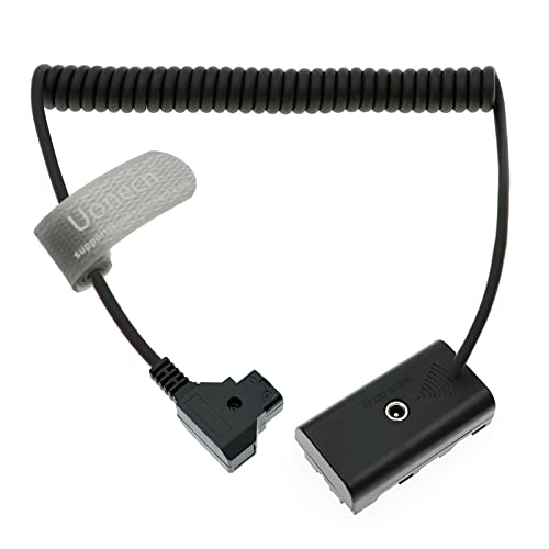 Adaptador D-Tap a NP F550 con cable de bobina para monitor Atomos Ninja V