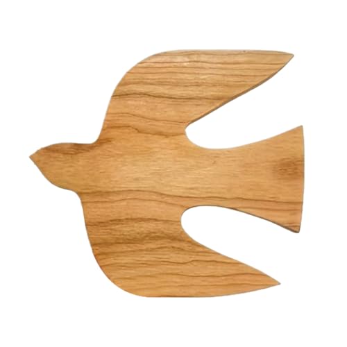 Djowyh Décor Mural Oiseaux | Art Mural Hirondelle Suspension Décorative - Sculptures en Bois Réalistes Artisanales pour Maison Chambre Jardin Extérieur Terrasse Patio