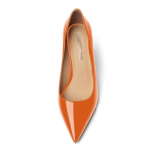 Womens Slip On Wedding Dress Pointed Toe Patent Stiletto High Heel Pumps Shoes 3.3 Inch3