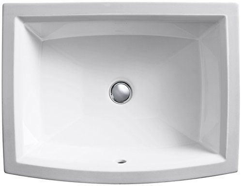 Kohler K-2355-0 Archer Under-Mount Bathroom Sink, White #TOP1