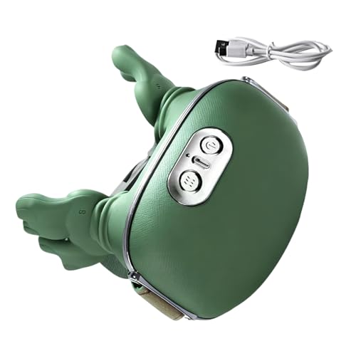 Masajeador de cuello y hombros, masajeador de cuello de mano con calor, herramienta de masaje eléctrica portátil inalámbrica para descanso en casa después del ejercicio, rutina diaria, estudio a la Masajeador de cuello y hombros, masajeador de cuello de mano con calor, herramienta de masaje eléctrica portátil inalámbrica para descanso en casa después del ejercicio, rutina diaria, estudio a la