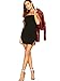 SheIn Women's Sleeveless Spaghetti Strap Slit Party Club Mini Cami Bodyon Dress Medium Black#2