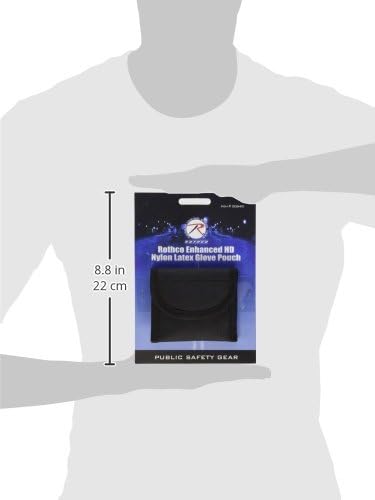 Rothco Enhanced Molded Latex Glove Pouch, Black
