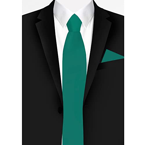 Image of Jacob Alexander Men's Pocket Square Solid Color Handkerchief