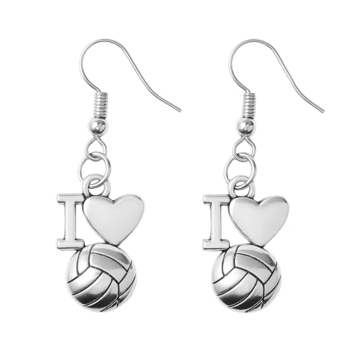 Infinity Collection - Volleyball Earrings- Volleyball Jewelry - Love Volleyball Earrings-Volleyball Gifts for Players - Main Image