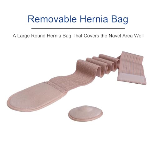 Faja Abdominal para Hernia Umbilical con Almohadilla Compresiva, Negra, Grande miniatura 3