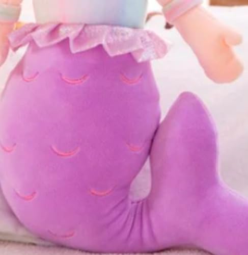 Image of Mermaid Soft Toys for Kids - Stuffed Animal Plush Toy for Boys & Girls | Mermaid Doll Plushie Toy - Doll 35 Cm Purple