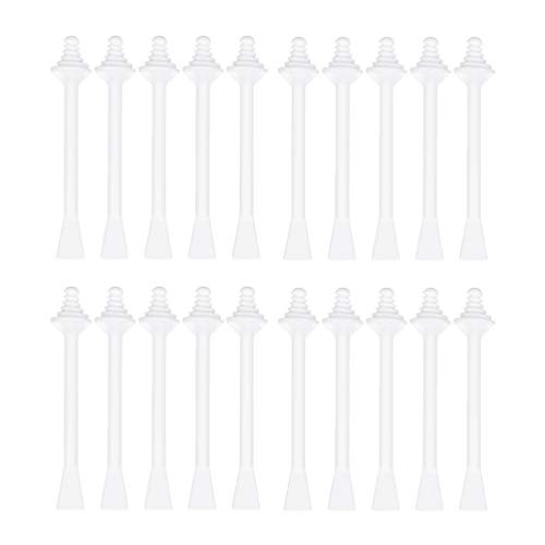 FOMIYES Nose Hair Remover Wax Stick 20pcs Plastic Nose Facial Hair Removal Tool Easy to Use