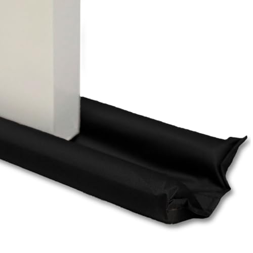 Protetor Veda Fresta Porta Duplo Isolamento Térmico e Físico (Preto, 70 cm)