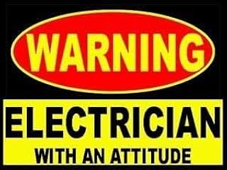 (x3) 3 inches Fridge Magnets | Hard Hat Magnets Hardhat Magnets Electrician - Magnet Graphic - Construction Toolbox, Hardhat, Lunchbox, Helmet, Mechanic & More