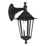 Photo Gallery eglo lampada da parete da esterno laterna 4, lampada da esterno uno punto luce, lampada da parete in alluminio pressofuso e vetro, nero, e27, ip44 Photo Gallery eglo lampada da parete da esterno laterna 4, lampada da esterno uno punto luce, lampada da parete in alluminio pressofuso e vetro, nero, e27, ip44