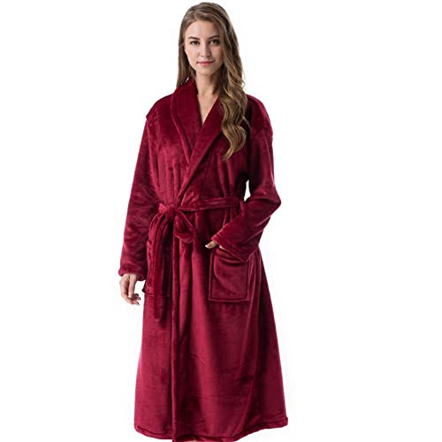 Peignoir femme en flanelle douce et moelleuse de qualité supérieure