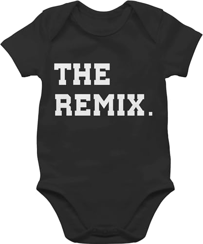Shirtracer Baby Body Junge Mädchen - Partner-Look Familie - The Original The Remix Kind - 1/3 Monate - Schwarz - mutter outfit matching family outfits partnerlook familien baby-kurzarmbodys kurzarm
