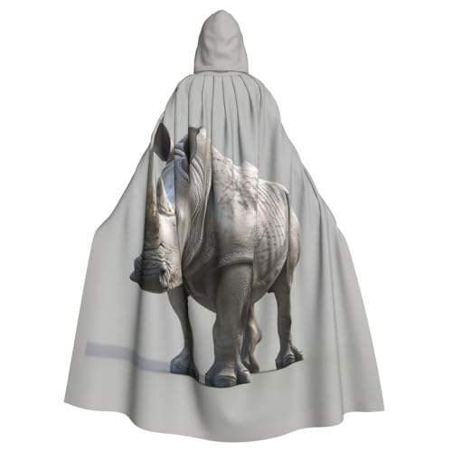 Cape de carnaval rhinocéros adulte pour fête en plein air