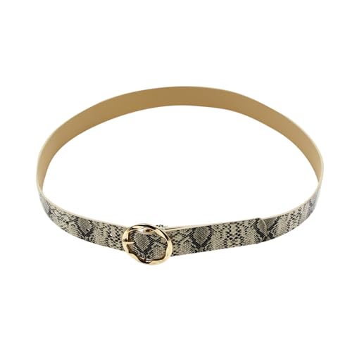 Women Belts Fashion Snakeskin Print PU Leather Waist Belt Waistband4