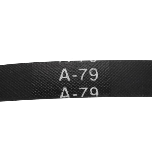 Image of uxcell 3pcs A79 or 4L810 Classic Wrapped Rubber V-Belt, 79 inch(2000mm) Inside Circumference, A Profile V Belt
