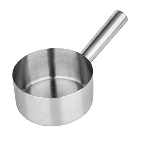 SECFOU cucharón de agua mini embotellado largo pesado ollas con tapas agua caliente hidro aire baño cacerola cazo planta pala de achique de agua accesorios para el hogar cuchara de agua