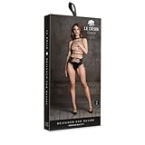 LE DÉSIR- SHADE-HELIKE XLV - DOS PIEZAS CON COPAS ABIERTAS, CROP TOP Y BRAGUITA - TALLA ÚNICA