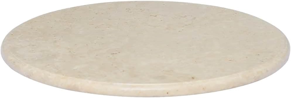 Table Top Cream Ø23.6"x1" Marble Table Accessories